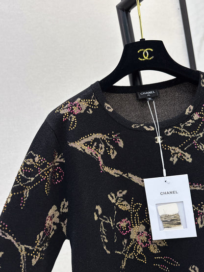 Chan 25fw jacquard sweater