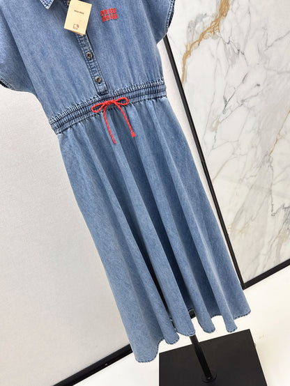 Miu 25fw denim dress