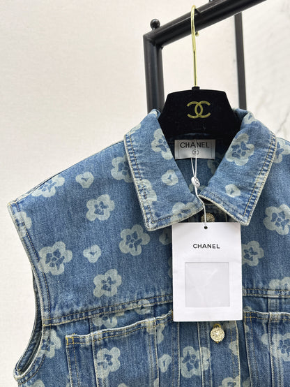 Chan 25fw denim vest