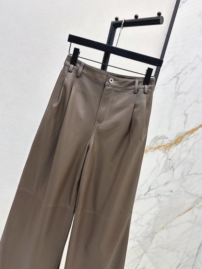 Brun 25fw leather pants