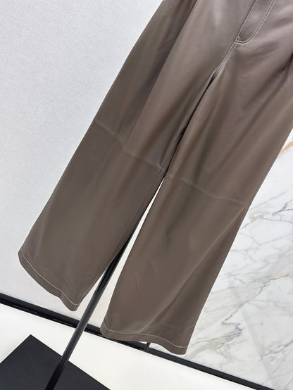 Brun 25fw leather pants