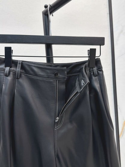 Brun 25fw leather pants