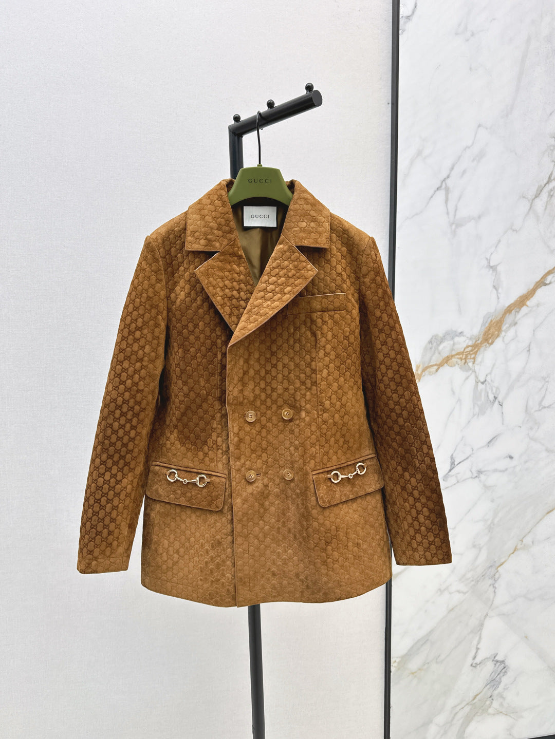 Guc 25fw suede jacket