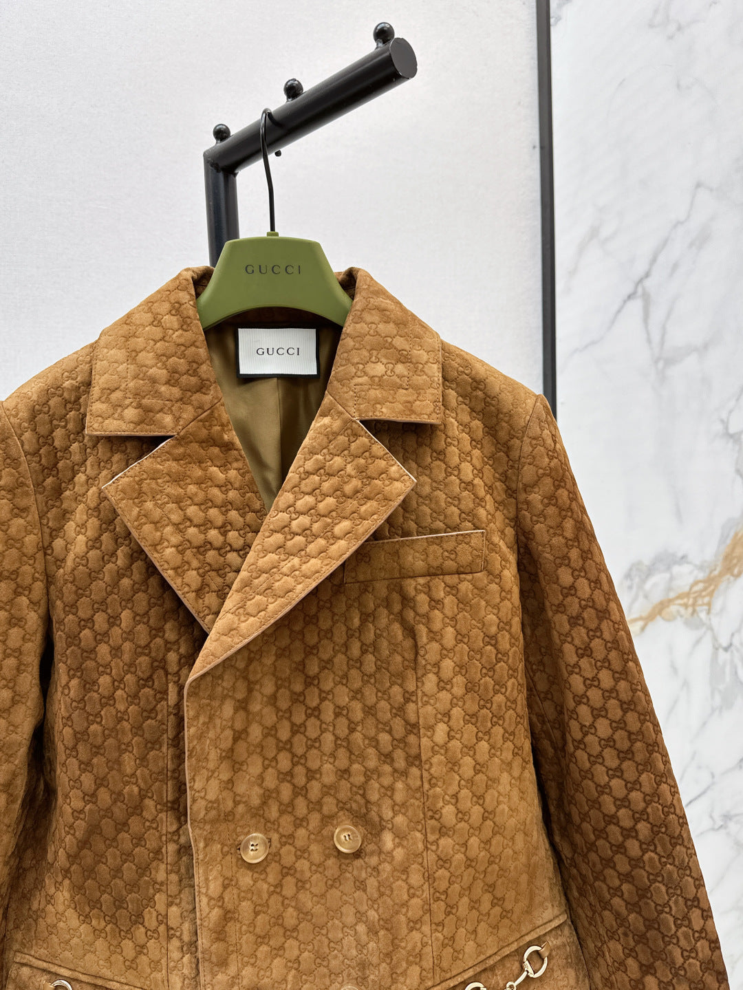 Guc 25fw suede jacket