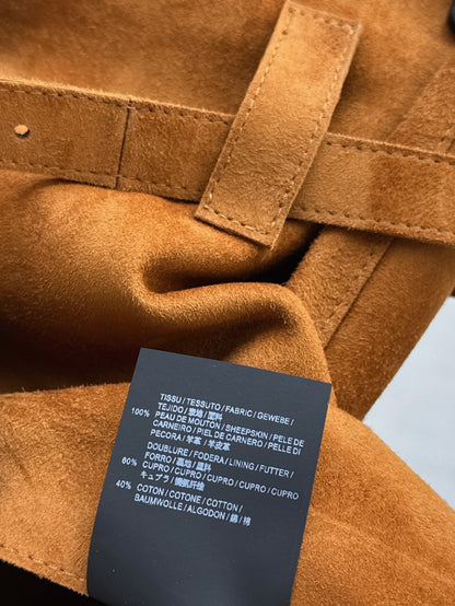 Pra 25fw leather skirt
