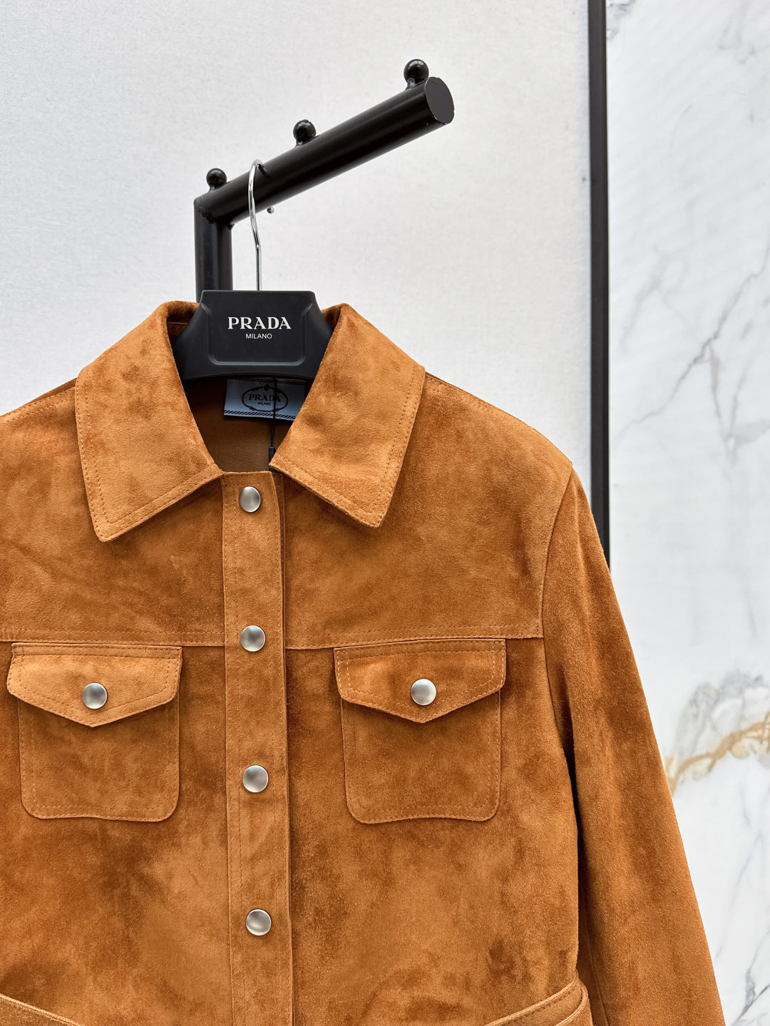 Pra 25fw suede jacket