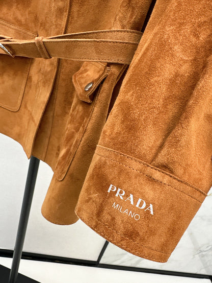 Pra 25fw suede jacket