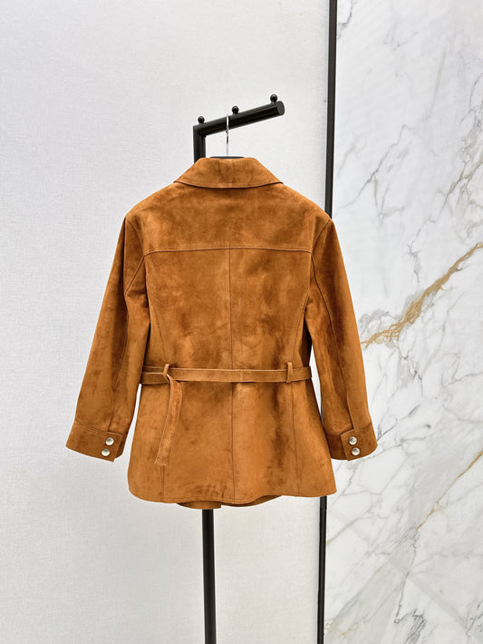 Pra 25fw suede jacket
