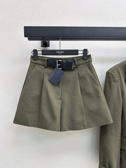 Pra 25fw belt skirt