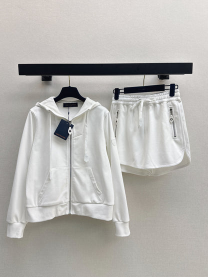 Louis 25fw hoodie short set