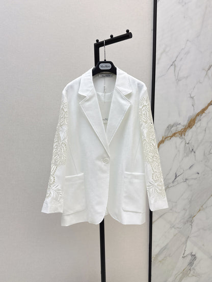 Max 25fw lace blazer