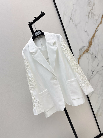 Max 25fw lace blazer