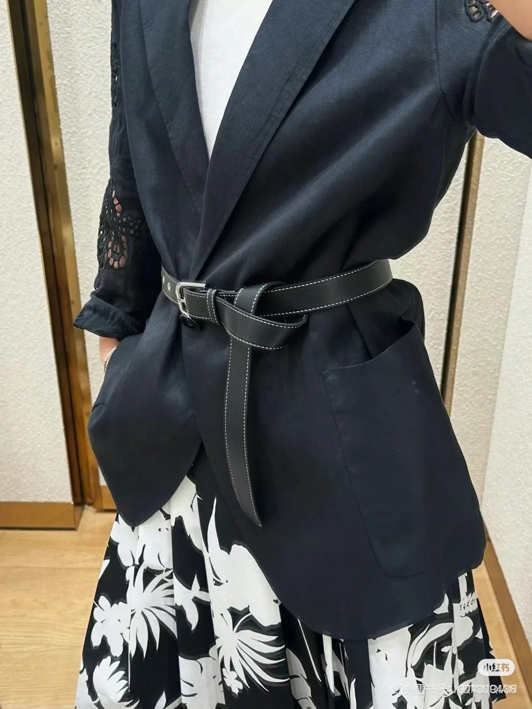 Max 25fw lace blazer