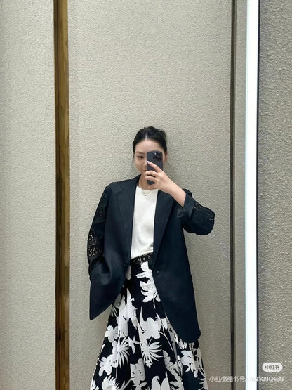 Max 25fw lace blazer