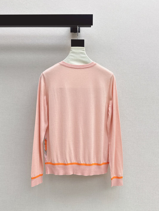 Herm 25ss printed cardigan