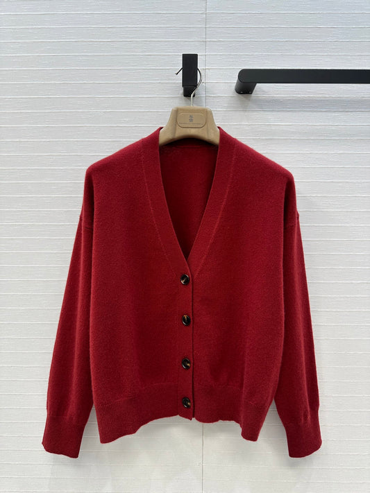 Brune 25fw cashmere cardigan