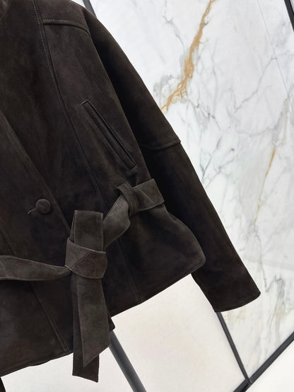 Row 25fw suede jacket