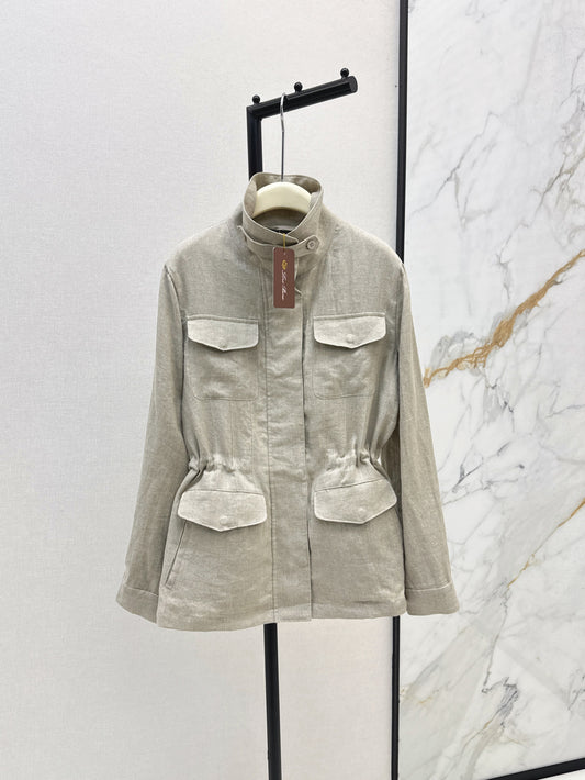 Loro 25fw linen jacket