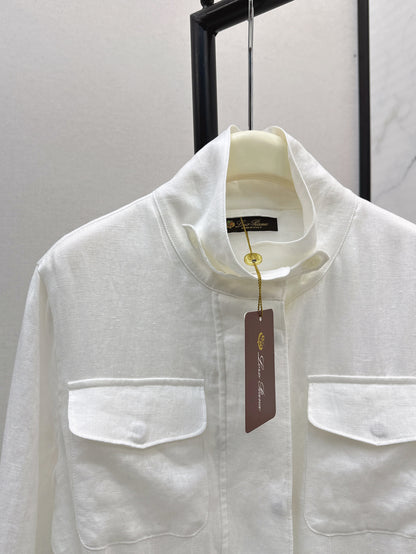 Loro 25fw linen jacket