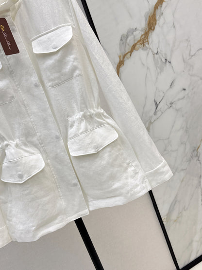 Loro 25fw linen jacket