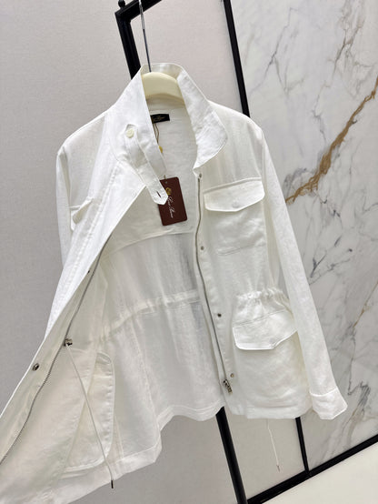 Loro 25fw linen jacket