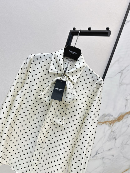 Saint lau 25fw silk shirt