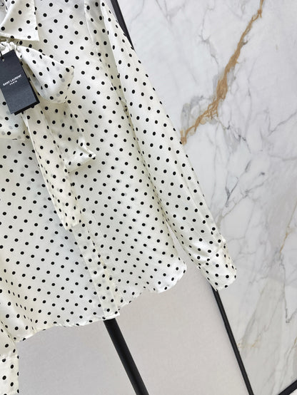 Saint lau 25fw silk shirt