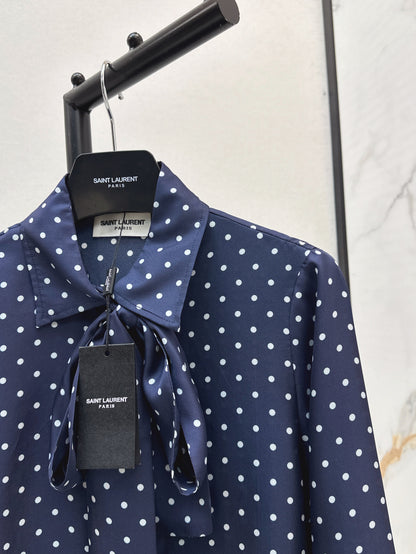 Saint lau 25fw silk shirt