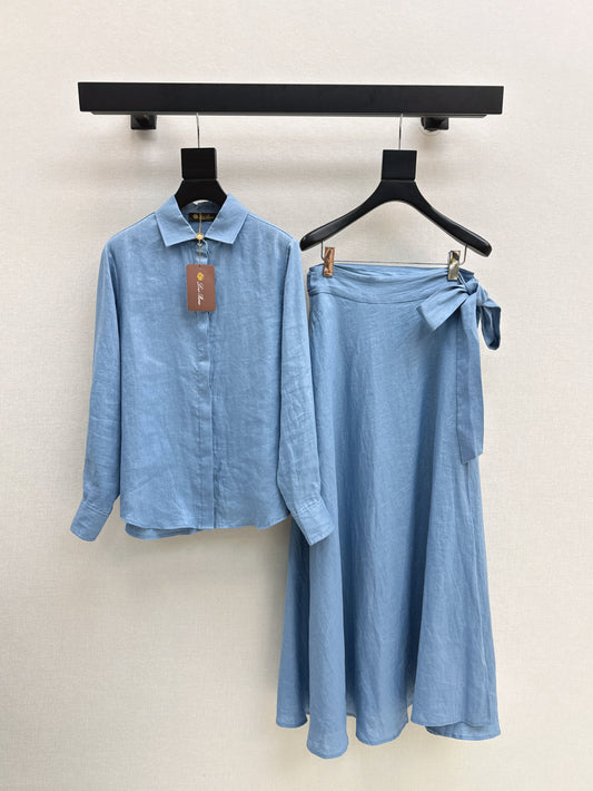 Loro 25fw linen suit