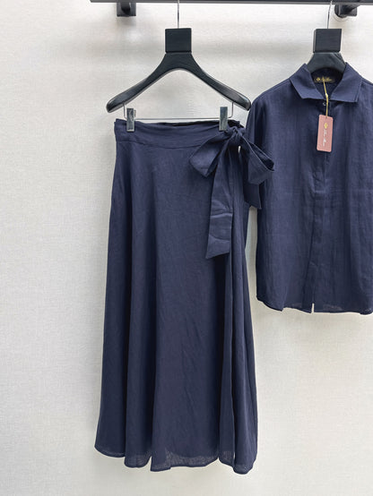 Loro 25fw linen suit