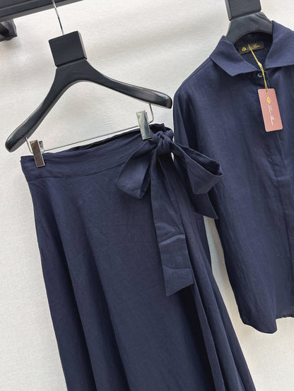 Loro 25fw linen suit