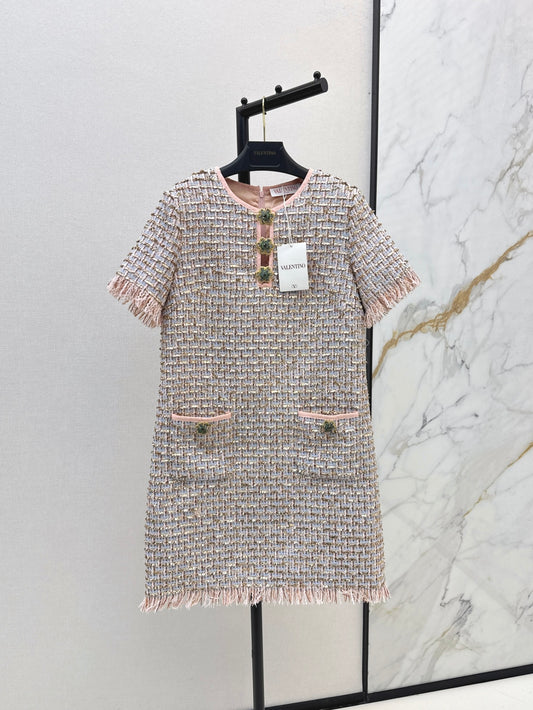 Valen 25fw beaded dress