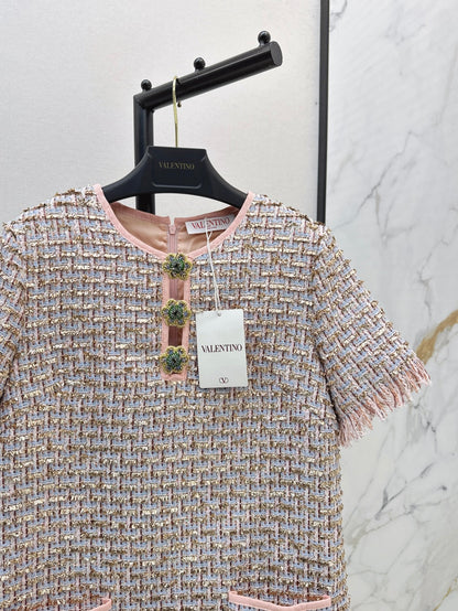 Valen 25fw beaded dress