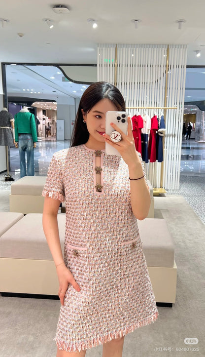 Valen 25fw beaded dress