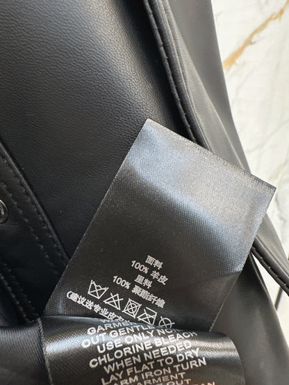 Saint lau 25fw leather coat