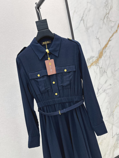 Loro 25fw shirt dress