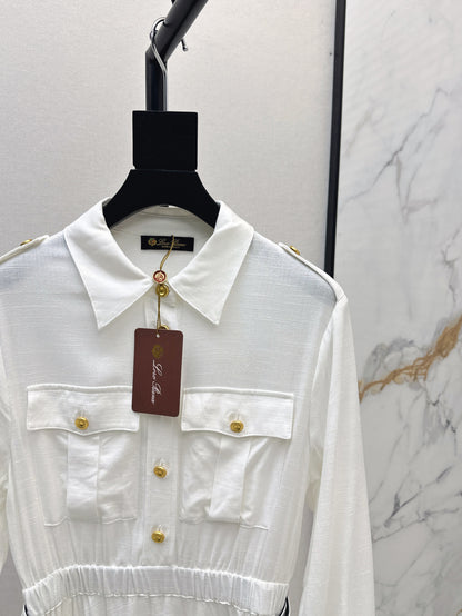 Loro 25fw shirt dress