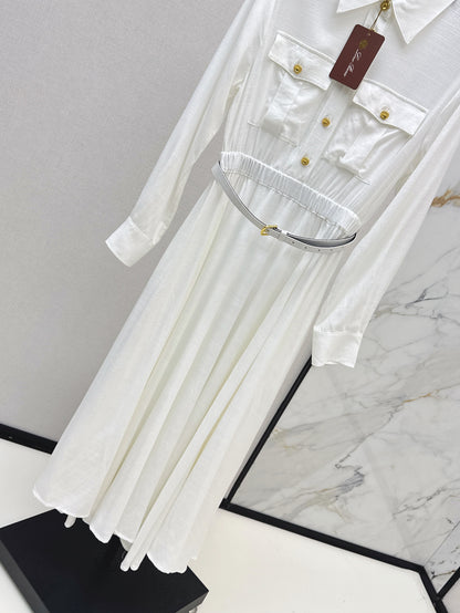 Loro 25fw shirt dress