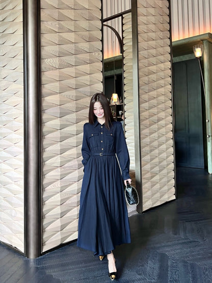 Loro 25fw shirt dress