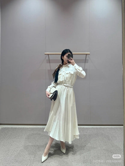 Loro 25fw shirt dress