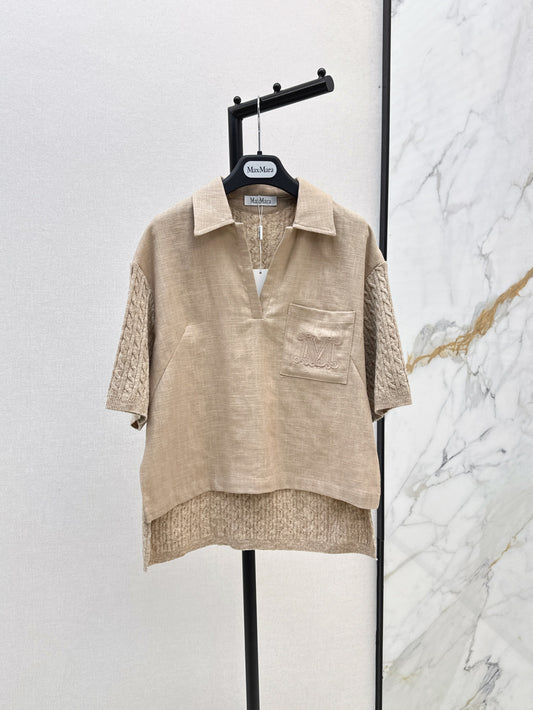 Max 25fw knitted shirt
