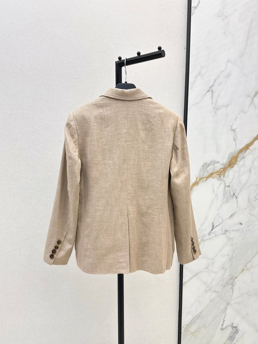 Max 25fw linen blazer