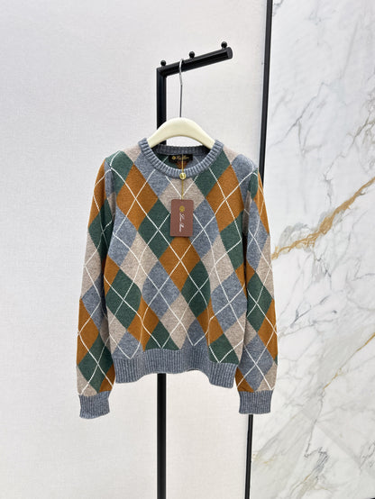 Loro 25fw jacquard sweater