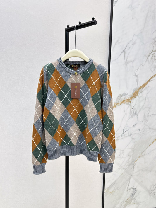 Loro 25fw jacquard sweater