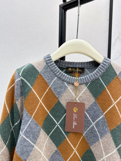 Loro 25fw jacquard sweater