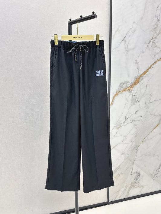 Miu 25fw drawstring pants