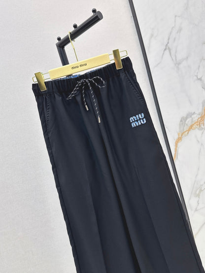 Miu 25fw drawstring pants