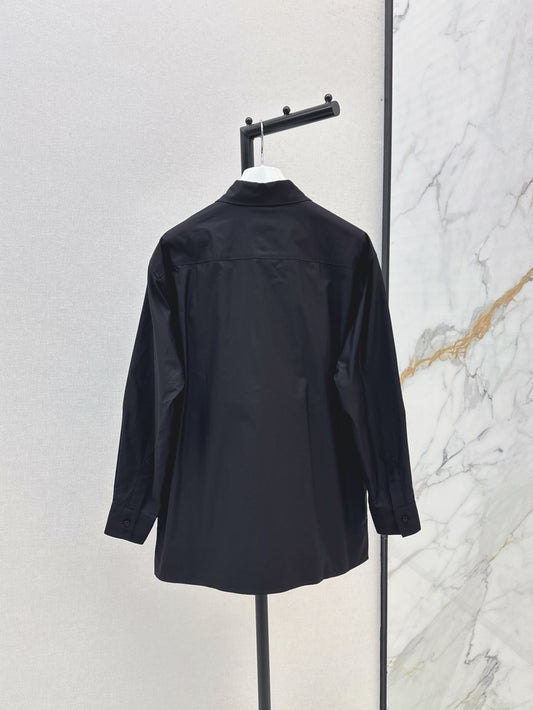 Loe 25fw embroidered shirt