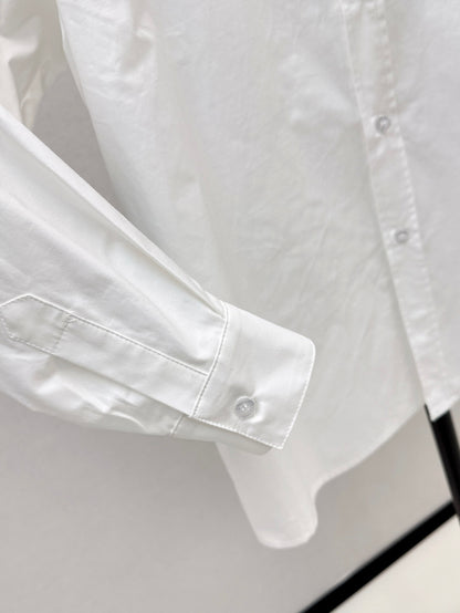 Loe 25fw embroidered shirt