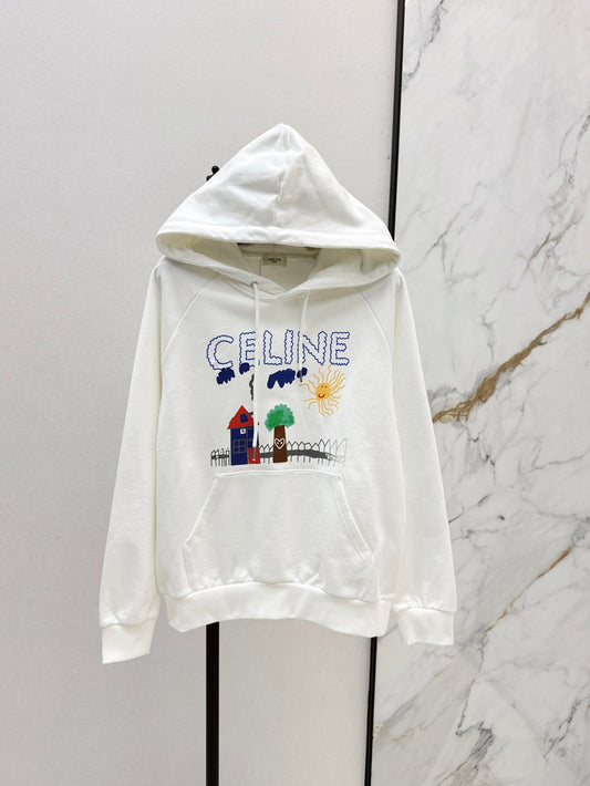 Celi 25fw printed hoodie